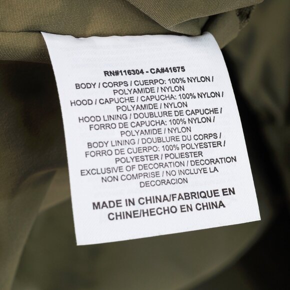 Converse x Kim Jones Burnt Olive Hooded Parka - Picture 11 of 12